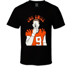 Joe Burrow Joe Chill Cincinnati Quarterback Silhouette Cigar T Shirt