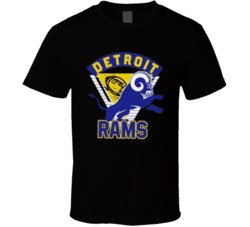 Detroit Rams Football Sports Parody Fan T Shirt