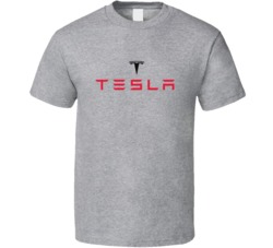 Elon Musk Tesla Car Logo T Shirt