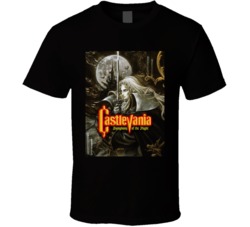 Castlevania Symphony Of The Night Action Role Play Video Game T Shirt