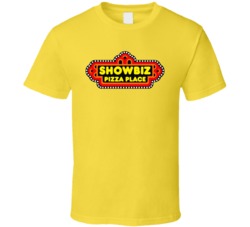 Showbiz Pizza Place Retro Logo T Shirt