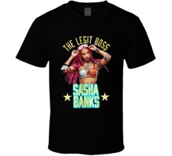 The Legit Boss Sasha Banks Wrestling Fan T Shirt