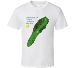 Hole 8 Yellow Jasmine T Shirt