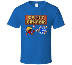 Ghostbuster Pacman Video Game Player T Shirt
