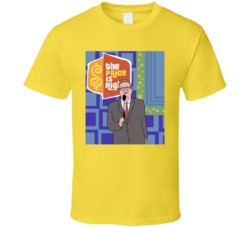 The Price Is Right Drew Carey Cartoon T Shirt