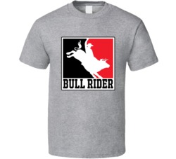 Bull Rider Rodeo Fan T Shirt