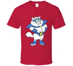 Clean Kat Laff-a-lympics Cartoon Character T Shirt