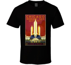 Chicago World Fair Logo A Century Of Progress T Shirt