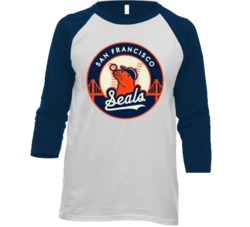 San Francisco Seals Baseball Team Raglan T Shirt