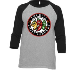 Tri-city Chili Peppers Baseball Fan Raglan T Shirt