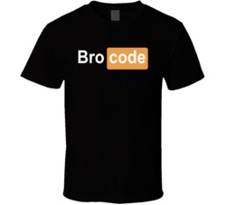 Bro Code Logo Parody T Shirt