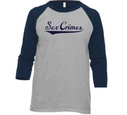 Svu Sex Crime Softball Uniform Raglan T Shirt