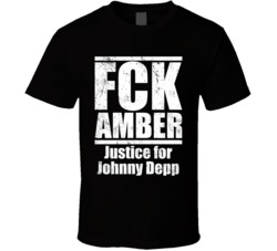 Fck Amber Heard Justice For Johnny Depp T Shirt