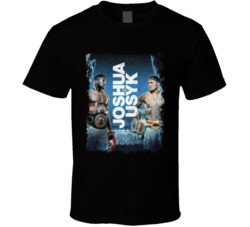 Anthony Joshua Vs Oleksandr Usyk Distressed Fight T Shirt