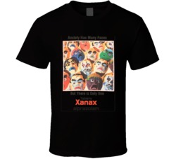 Anxiety Has Many Faces T Shirt