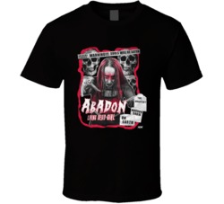 Abadon Living Dead Girl Wrestling Fan T Shirt