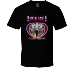 King Of Harts Owen Hart Wrestling Fan T Shirt