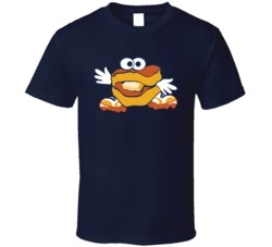 Montgomery Biscuits Mascot Baseball T Shirt