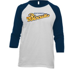 Monterey Biscuits Minor League Baseball Team Raglan T Shirt