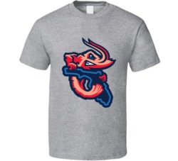Jacksonville Jumbo Shrimp Mascot Baseball Team T Shirt