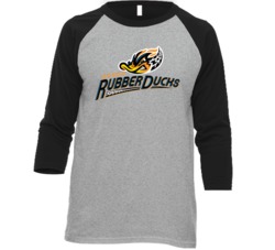 Akron Rubber Ducks Minor League Baseball Team Raglan T Shirt