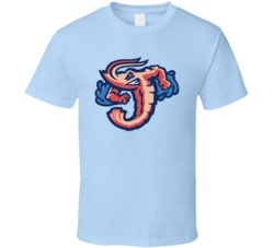 Jacksonville Jumbo Shrimp Mascot Baseball T Shirt