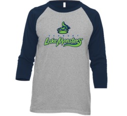 Vermont Lake Monsters Minor League Baseball Team Raglan T Shirt