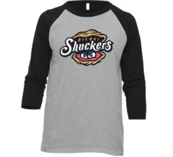 Biloxi Shuckers Minor League Baseball Raglan T Shirt