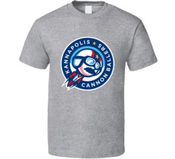 Kannapolis Cannon Ballers Minor League Baseball T Shirt