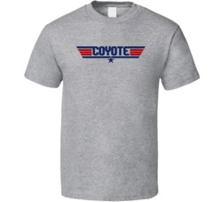 Top Gun Maverick Flight Logo Coyote T Shirt