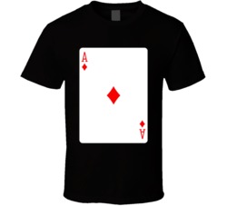Ace Of Diamonds Playing Card T Shirt