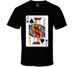 Jack Of Spades Playing Card T Shirt