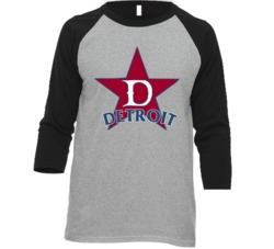 Detroit Stars Negro League Team Raglan T Shirt