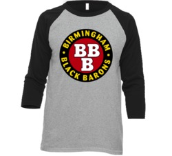 Birmingham Black Barons Negro League Team Raglan T Shirt