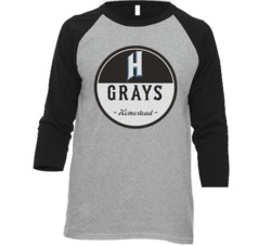 Washington Homestead Grays Negro League Team Raglan T Shirt