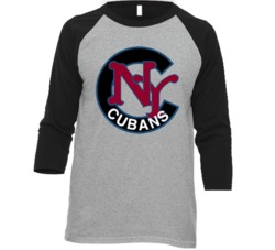 New York Cubans Negro League Team Raglan T Shirt