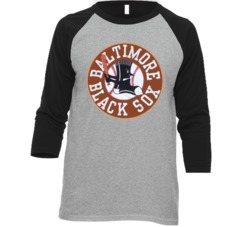 Baltimore Black Sox Negro League Team Raglan T Shirt