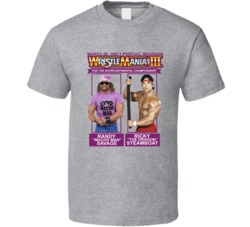 Randy Macho Man Savage Ricky The Dragon Steamboat Wrestlemania 3 Wrest