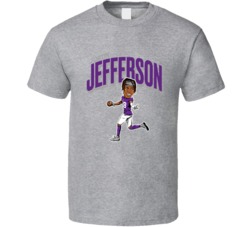 Justin Jefferson Wide Receiver Minnesota Football Fan T Shirt