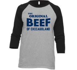The Original Beef Of Chicagoland The Bear Raglan T Shirt