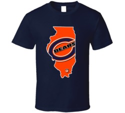 Illinois Chicago Football Logo T Shirt