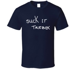Jeopardy Snl Parody Suck It Trebek Sean Connery T Shirt