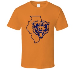 Bears Illinois Chicago Football T Shirt