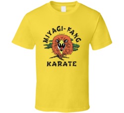 Karate Kid Miyagi Fang Karate Movie Fan T Shirt