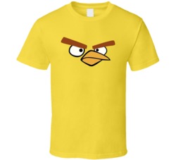 Angry Birds Chuck Big Face T Shirt