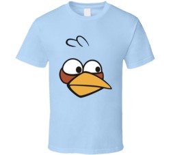Angry Birds The Blues Jim Jay Jake Big Face T Shirt