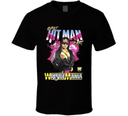 Bret Hitman Hart Wrestlemania Fan T Shirt