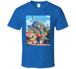 New Super Mario Movie Poster Chris Pratt T Shirt