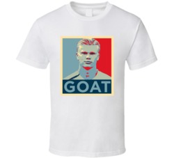 Erling Haaland Soccer Hope Goat T Shirt