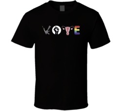 Vote For Gun Control Blm Abortion Rights T Shirt
